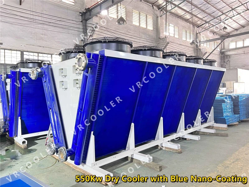 550Kw Dry Cooler with Blue Nano-Coating 550Kw Dry Cooler with Blue Nano-Coating