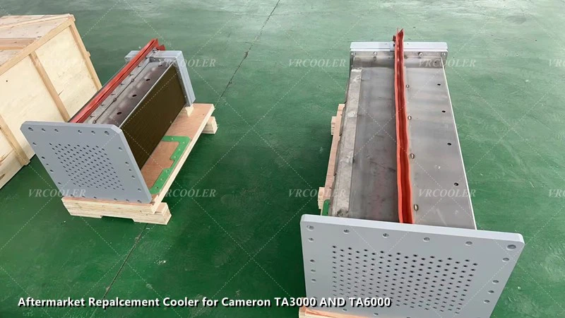 Straight Tube Intercooler in Cooper TA6000 Air Compressor Straight Tube Intercooler in Cooper TA6000 Air Compressor